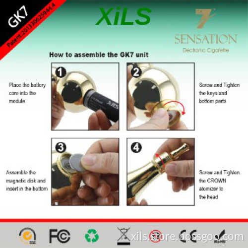 Xils new patent high quality electronic cigarette GK7